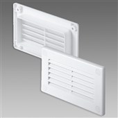 DEN BRAVEN Ukončovací článek kanálu 150x75 s mřížkou hnědý VE11892